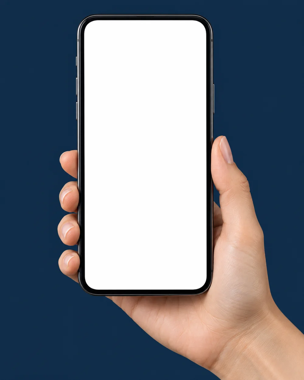 Mano generata con AI che sostiene il telefono con la pagina reale della Colonna